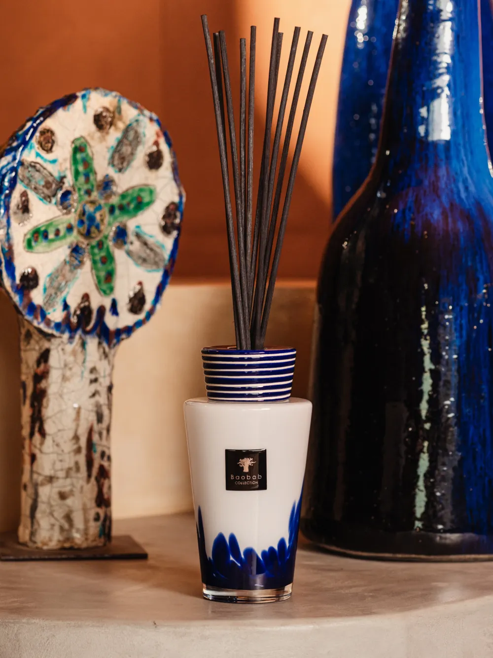  Baobab Large Feathers Diffuser - White 