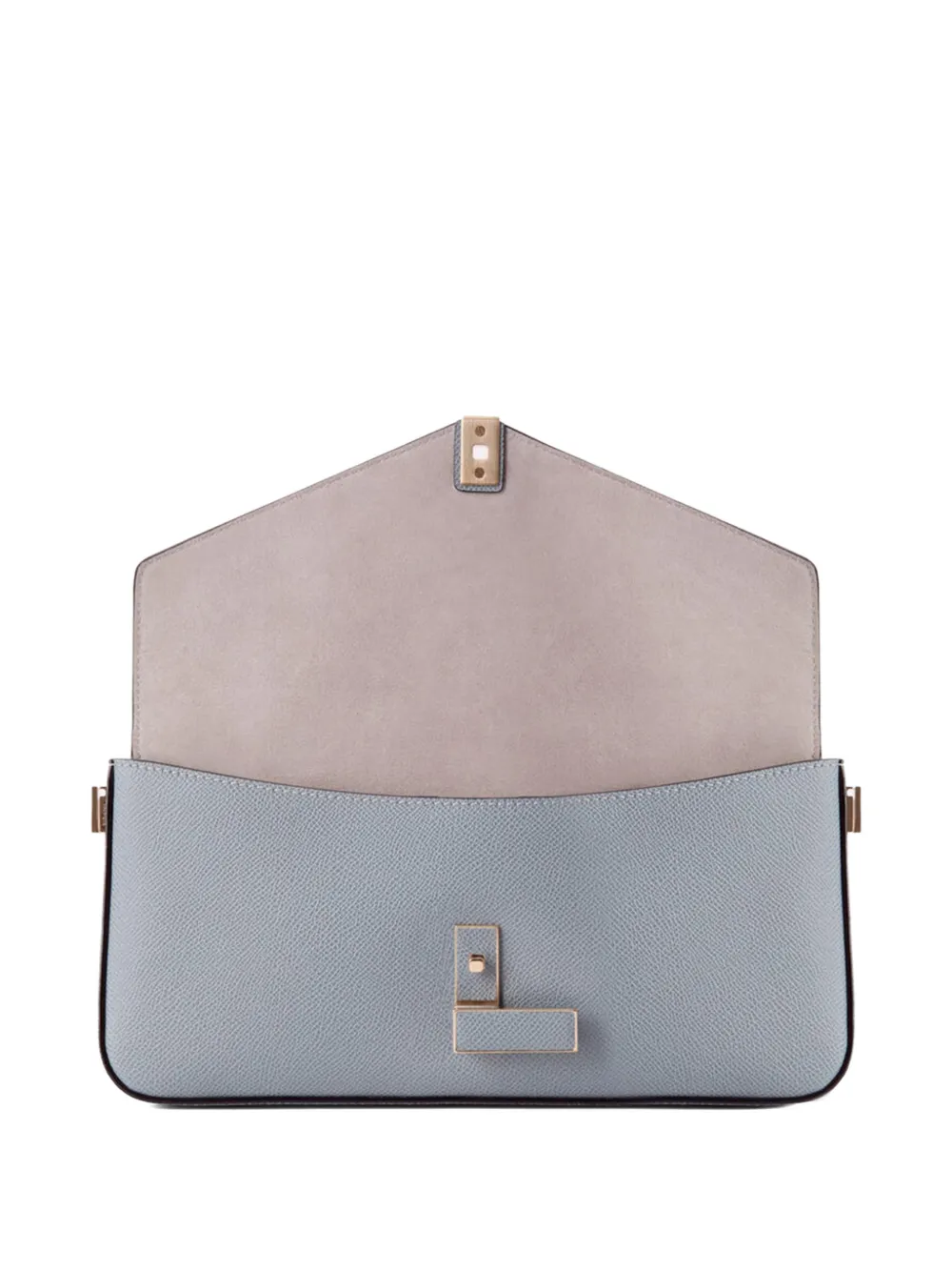 Valextra Iside leather shoulder bag - Blauw