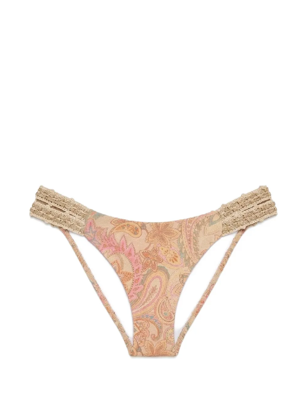 Del Maar Slip bikini Taky con stampa paisley - Toni neutri