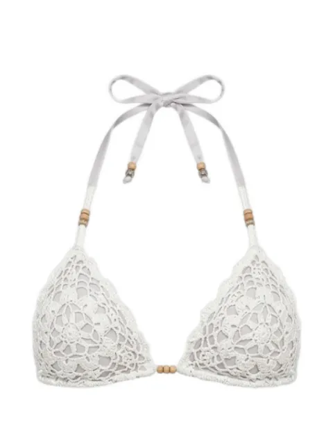 Del Maar Mudu crochet triangle bikini top