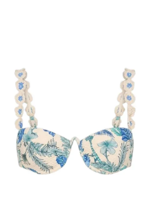 Del Maar Flora bikini top