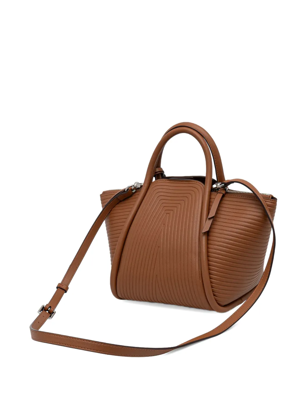 Karl Lagerfeld geometric-design tote bag - Bruin