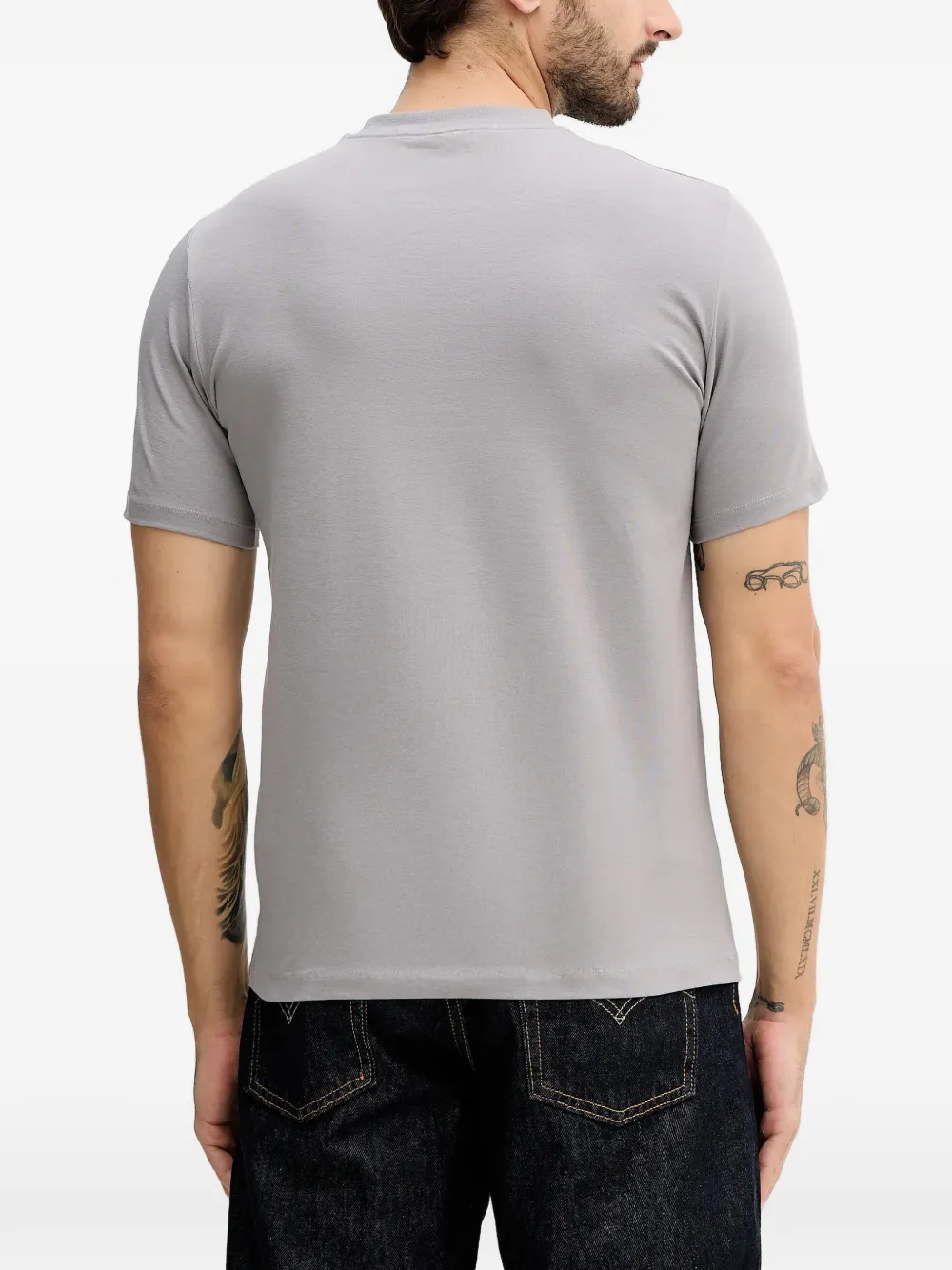 Karl Lagerfeld T-shirt met grafische print Grijs