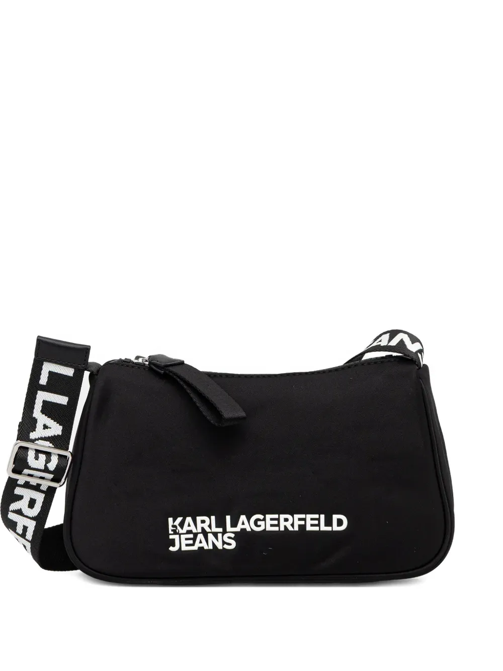 Karl Lagerfeld Jeans logo shoulder bag - Nero