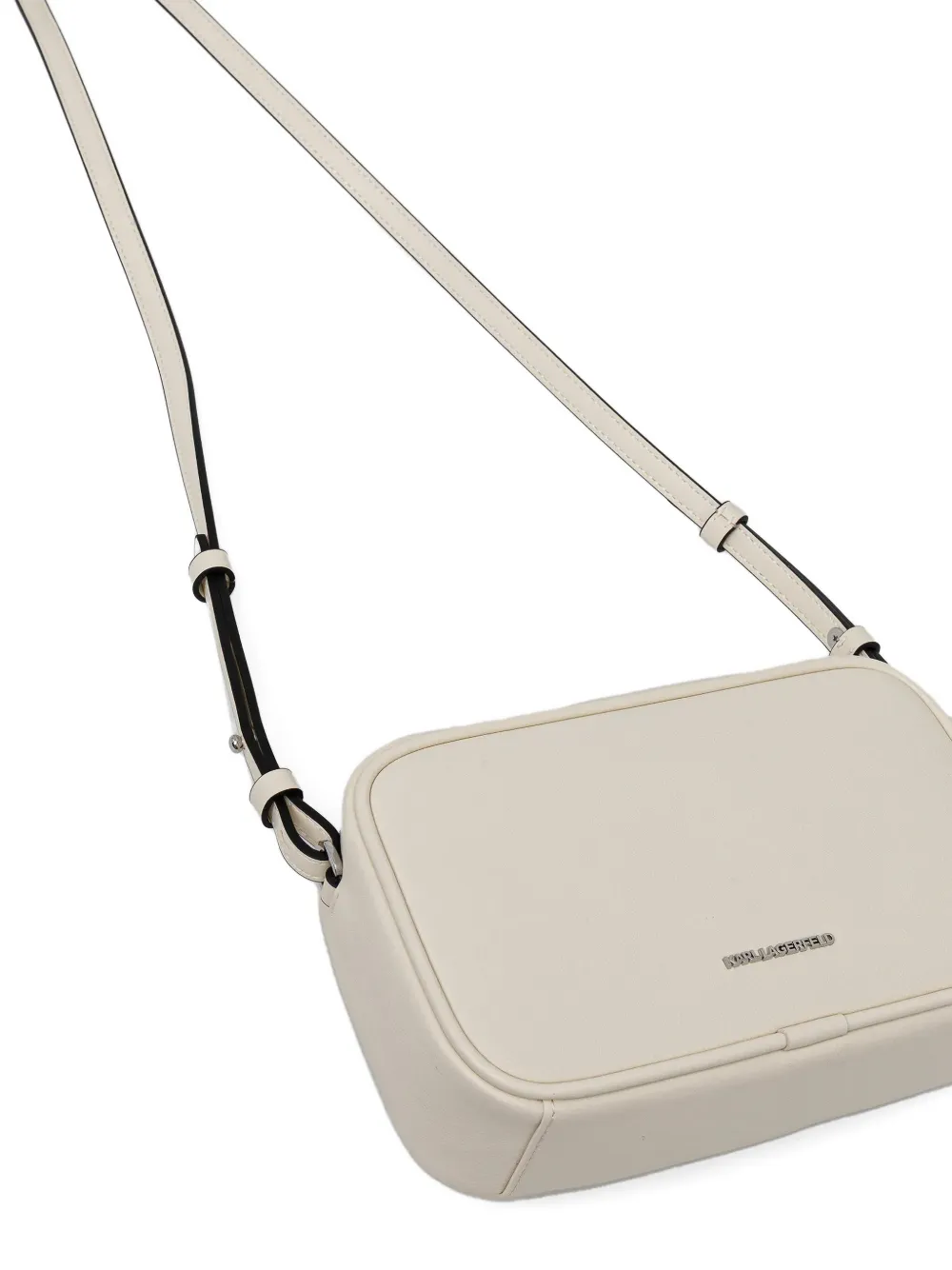  Karl Lagerfeld Embossed-logo Cross Body Bag - Neutrals 