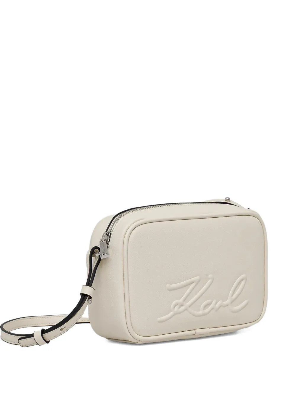 Karl Lagerfeld embossed-logo cross body bag - Toni neutri