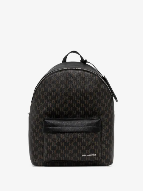 Karl Lagerfeld monogram pocket backpack