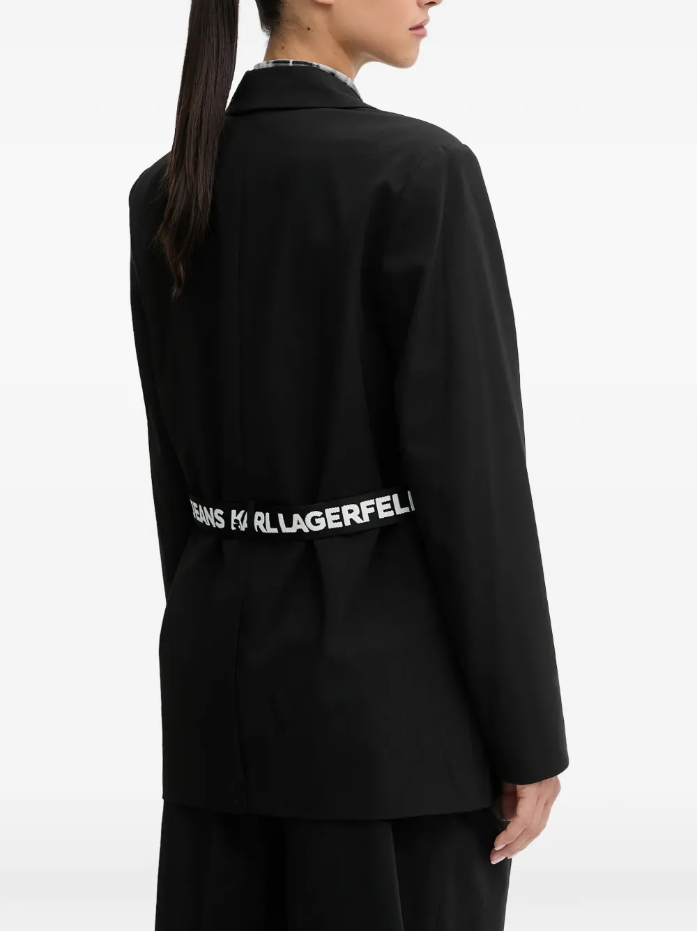 Logo-Detail Blazer