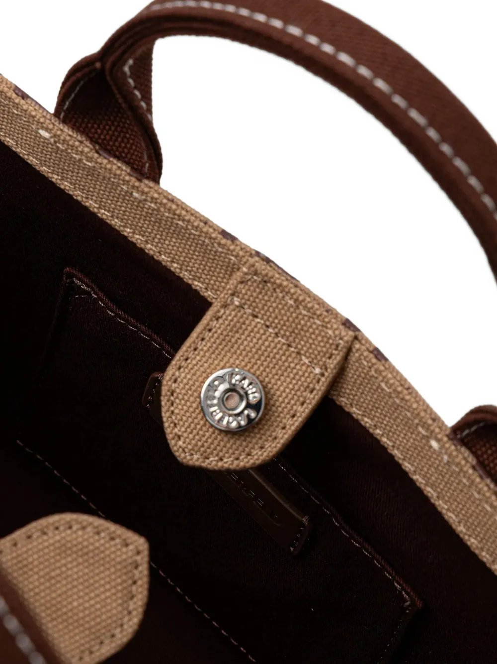 Karl Lagerfeld Shopper met monogram Beige