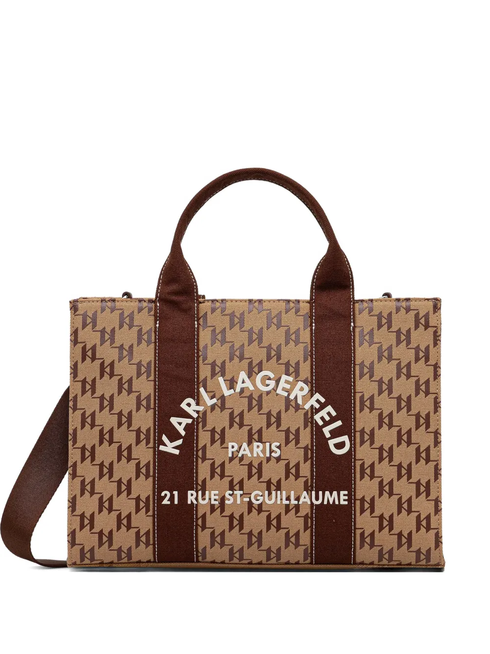 Karl Lagerfeld K/RSG monogram tote bag - Toni neutri
