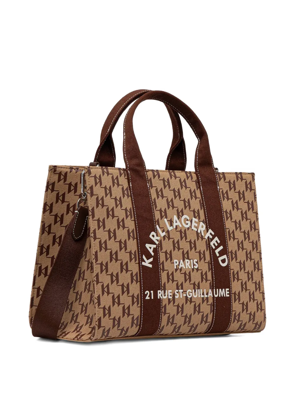  Karl Lagerfeld K/rsg Monogram Tote Bag - Neutrals 