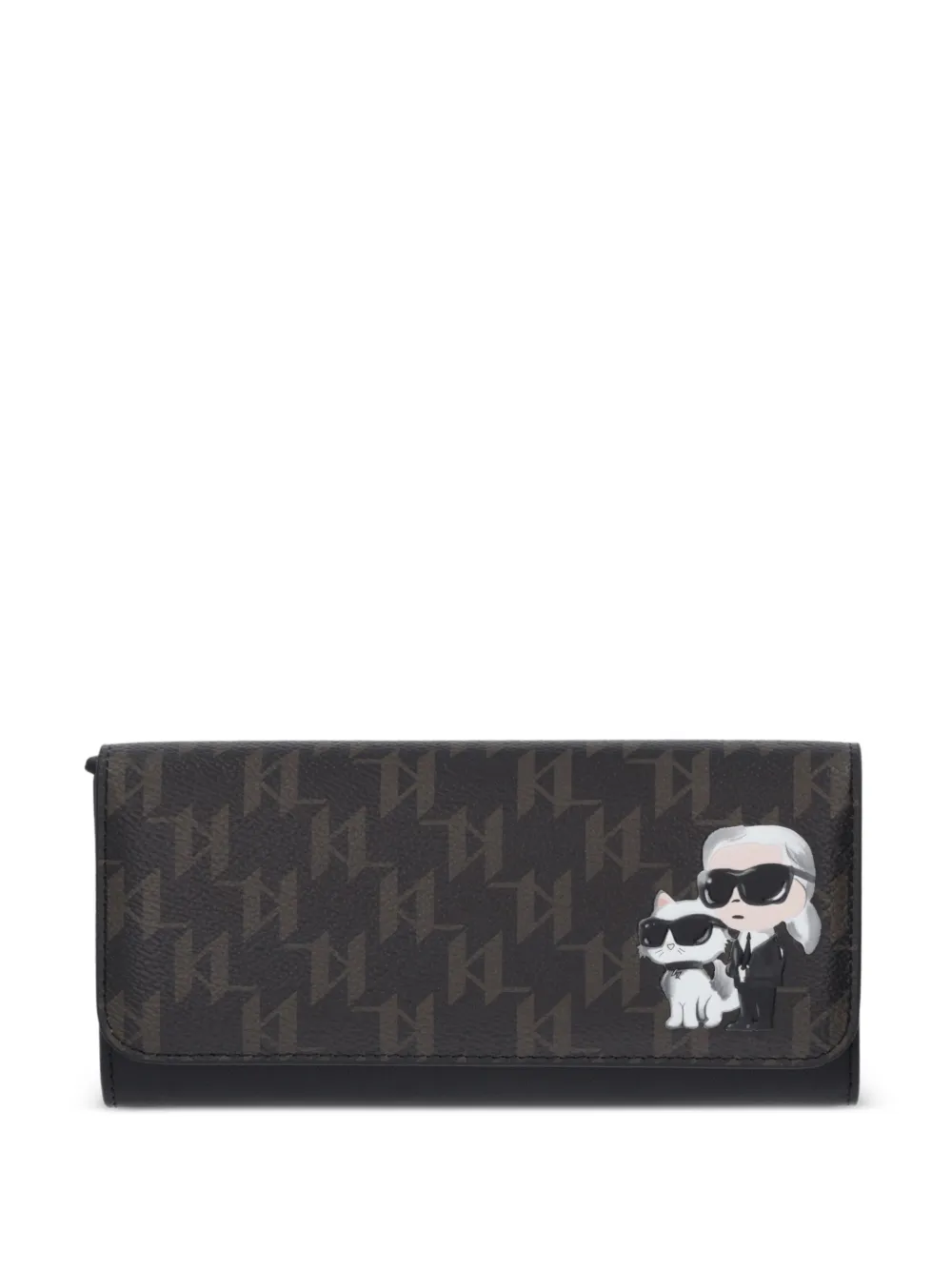 Karl Lagerfeld IKON monogram wallet | Brown | Image 1