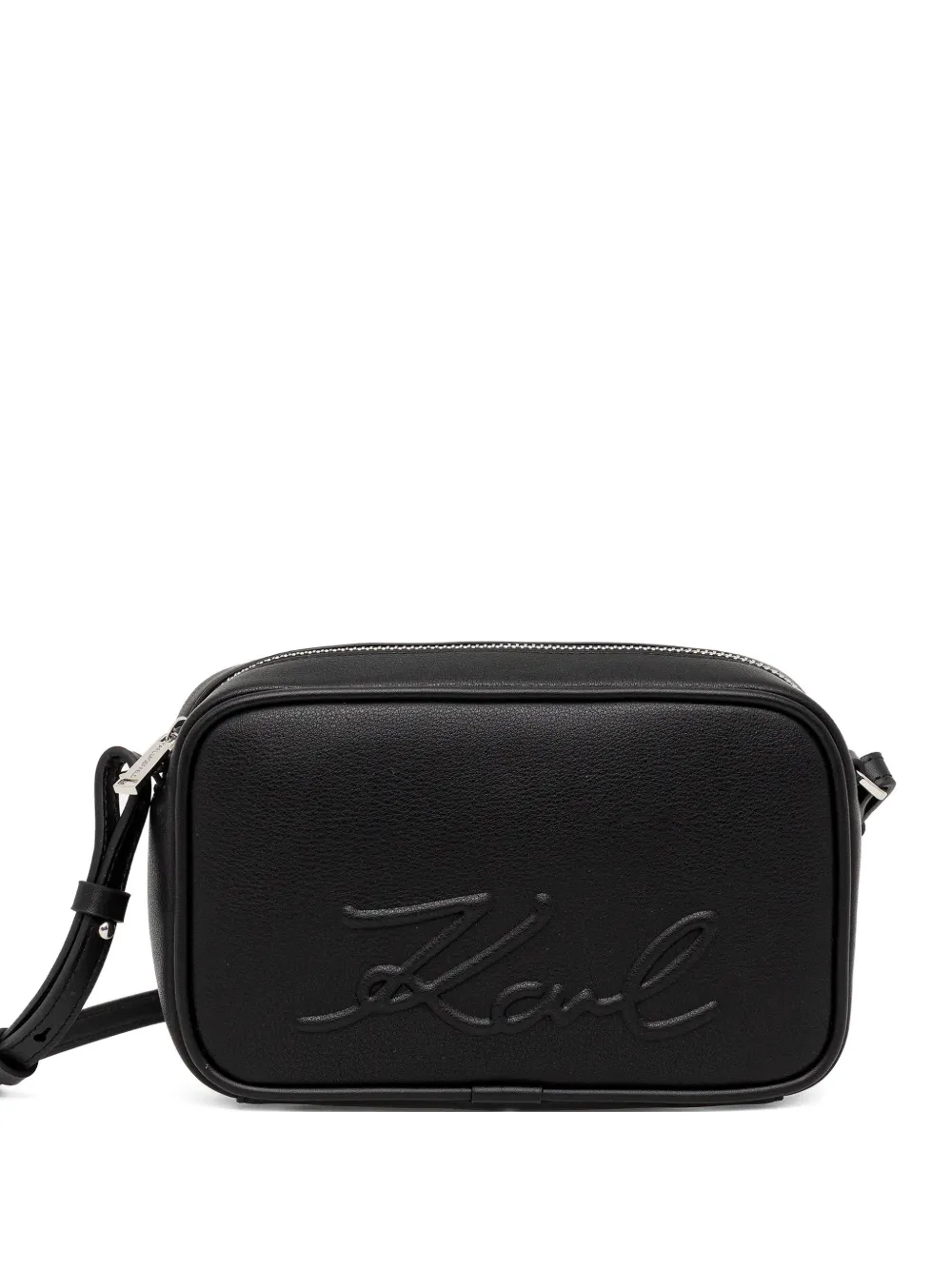 Karl Lagerfeld K/VILLE embossed -logo crossbody bag - Nero