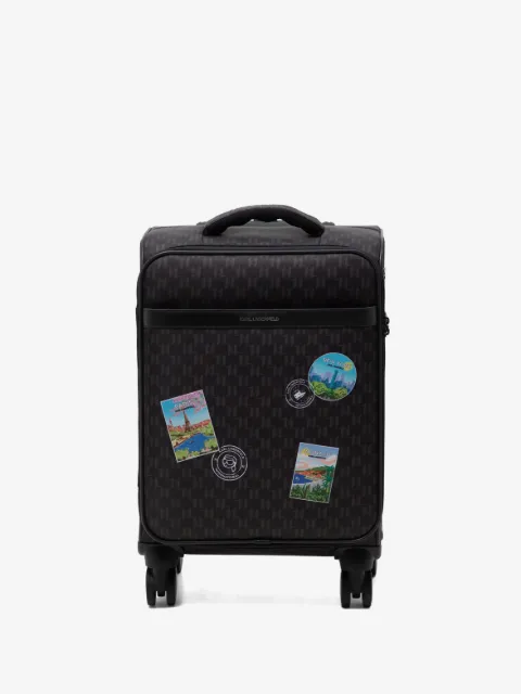 Karl Lagerfeld IKON monogram suitcase