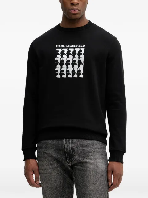 Karl Lagerfeld sudadera con motivo gráfico