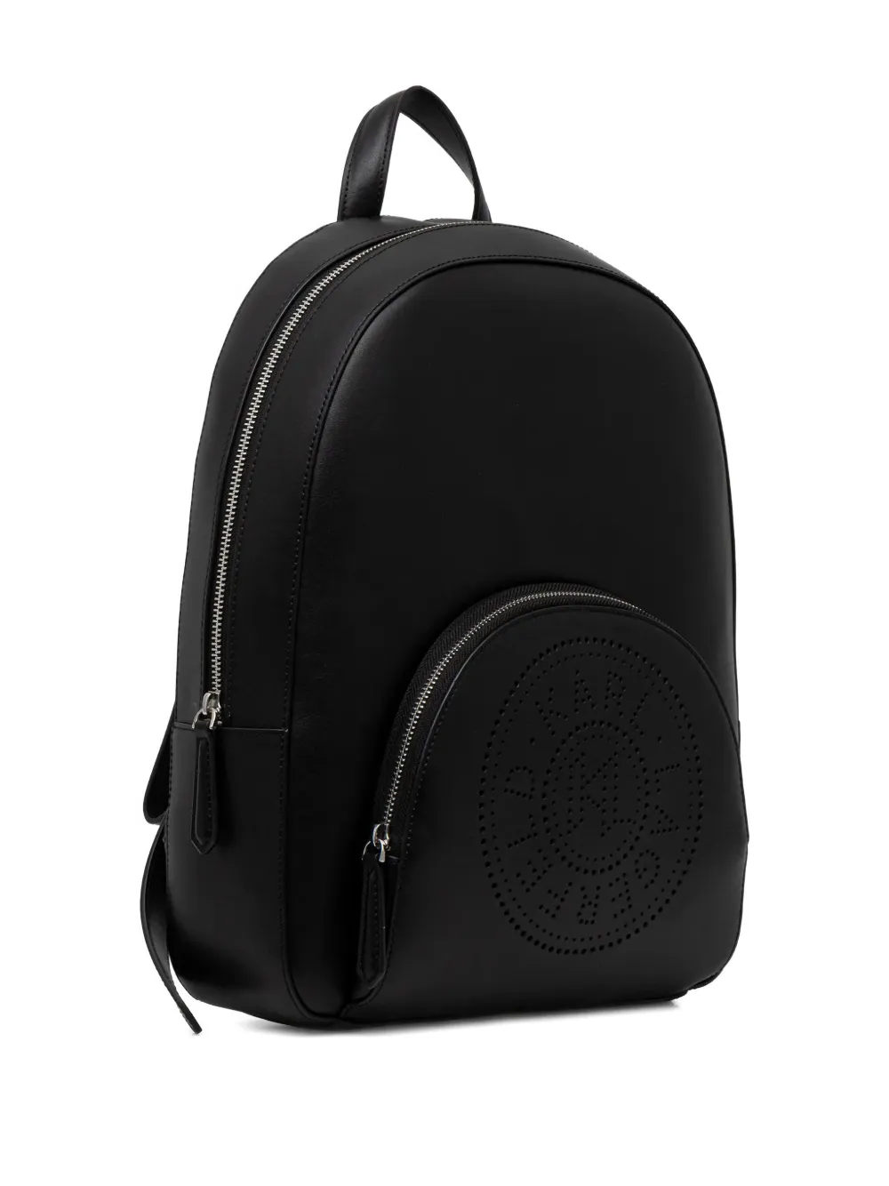 Karl Lagerfeld K/Circle leather backpack - Zwart