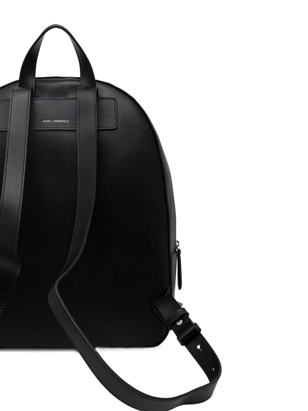 Karl Lagerfeld K/circle Leather Backpack - Black 