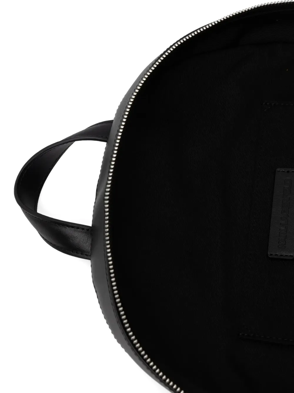 Karl Lagerfeld K Circle leren rugzak Zwart
