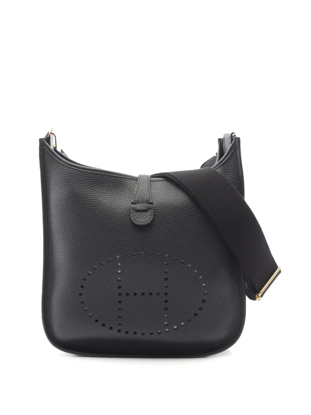 Hermès Pre-Owned Borsa a spalla Evelyne III 29 in pelle Clemence 2023 - Nero
