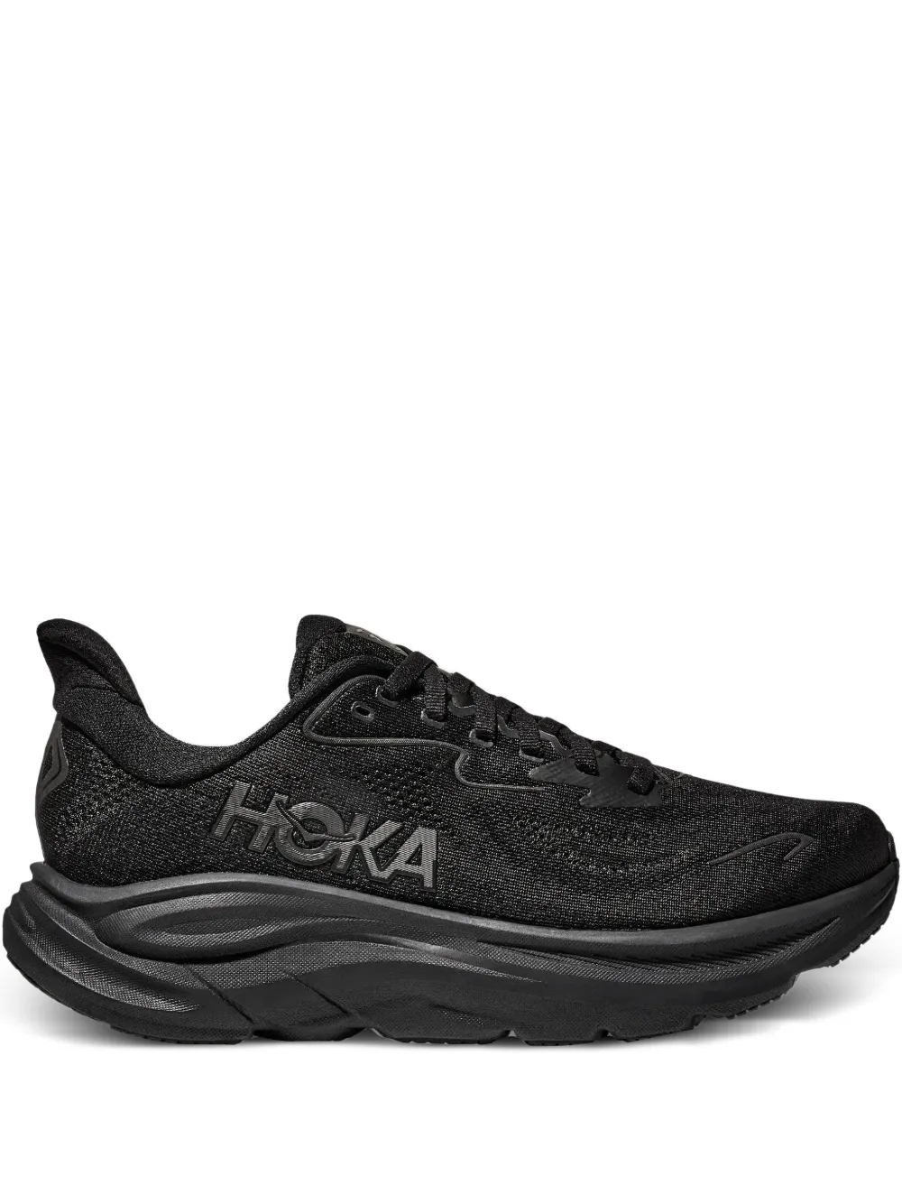 HOKA Clifton 10 EE-Wide sneakers Zwart