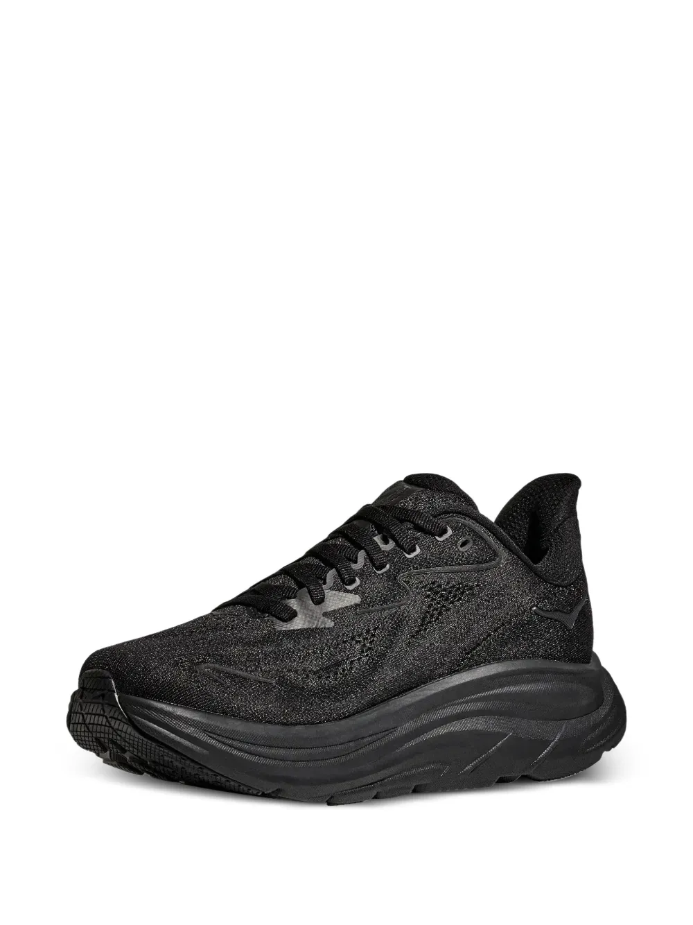 HOKA Clifton 10 EE-Wide sneakers Zwart