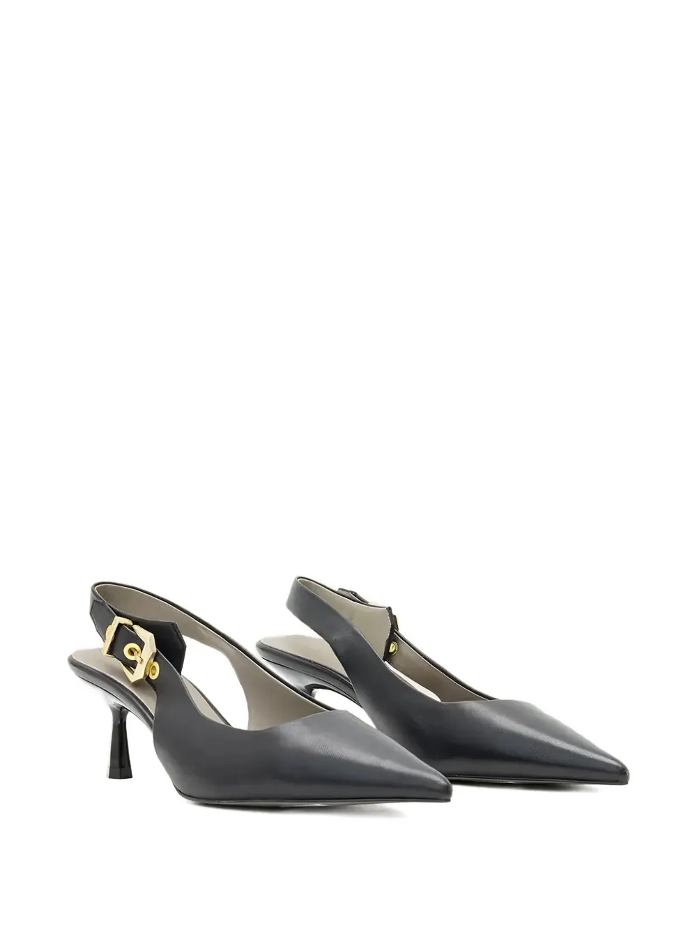 AllSaints Idiya buckle-strap pumps Zwart