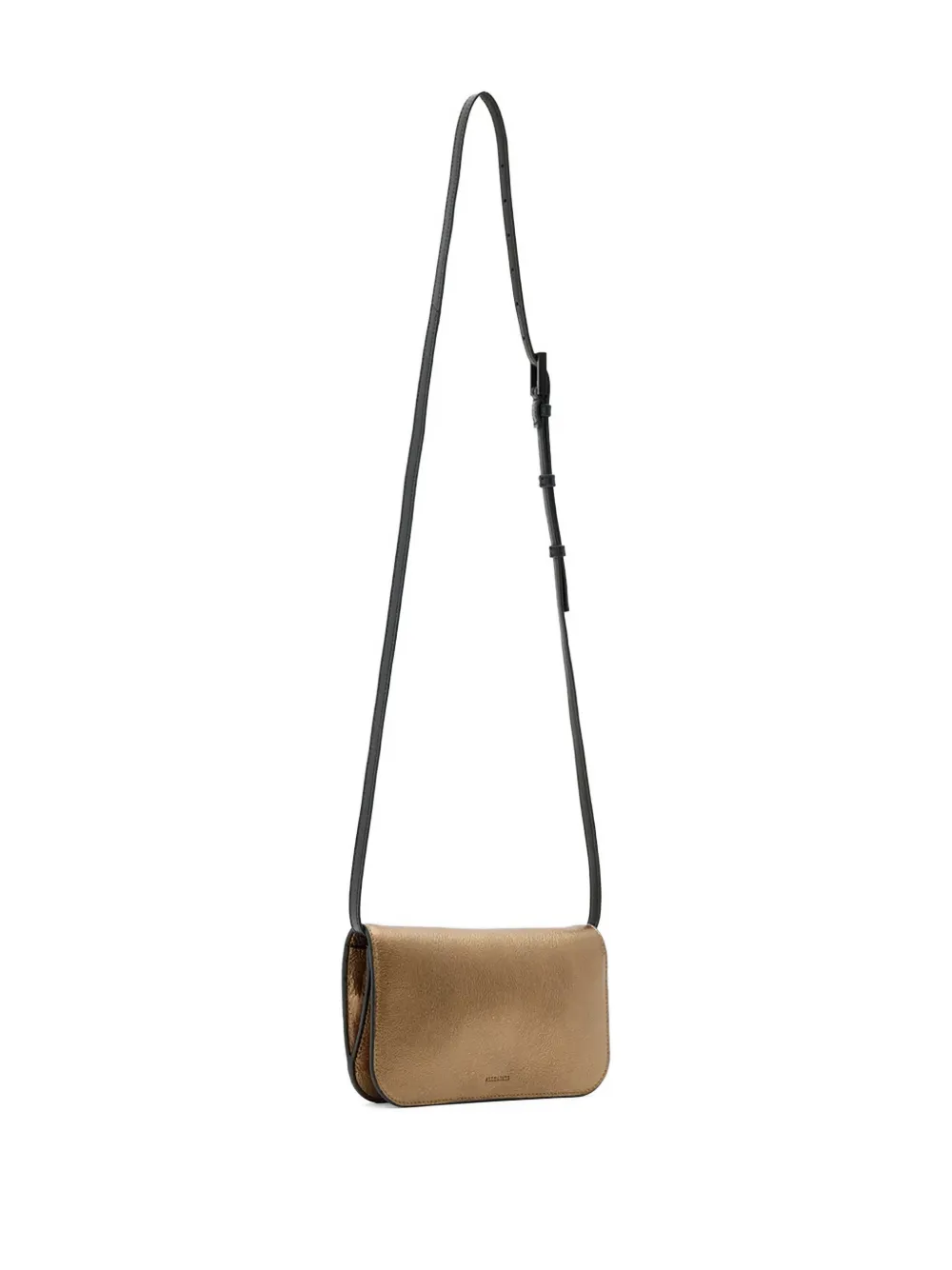  Allsaints Mini Maeve Adjustable-strap Cross Body Bag - Gold 