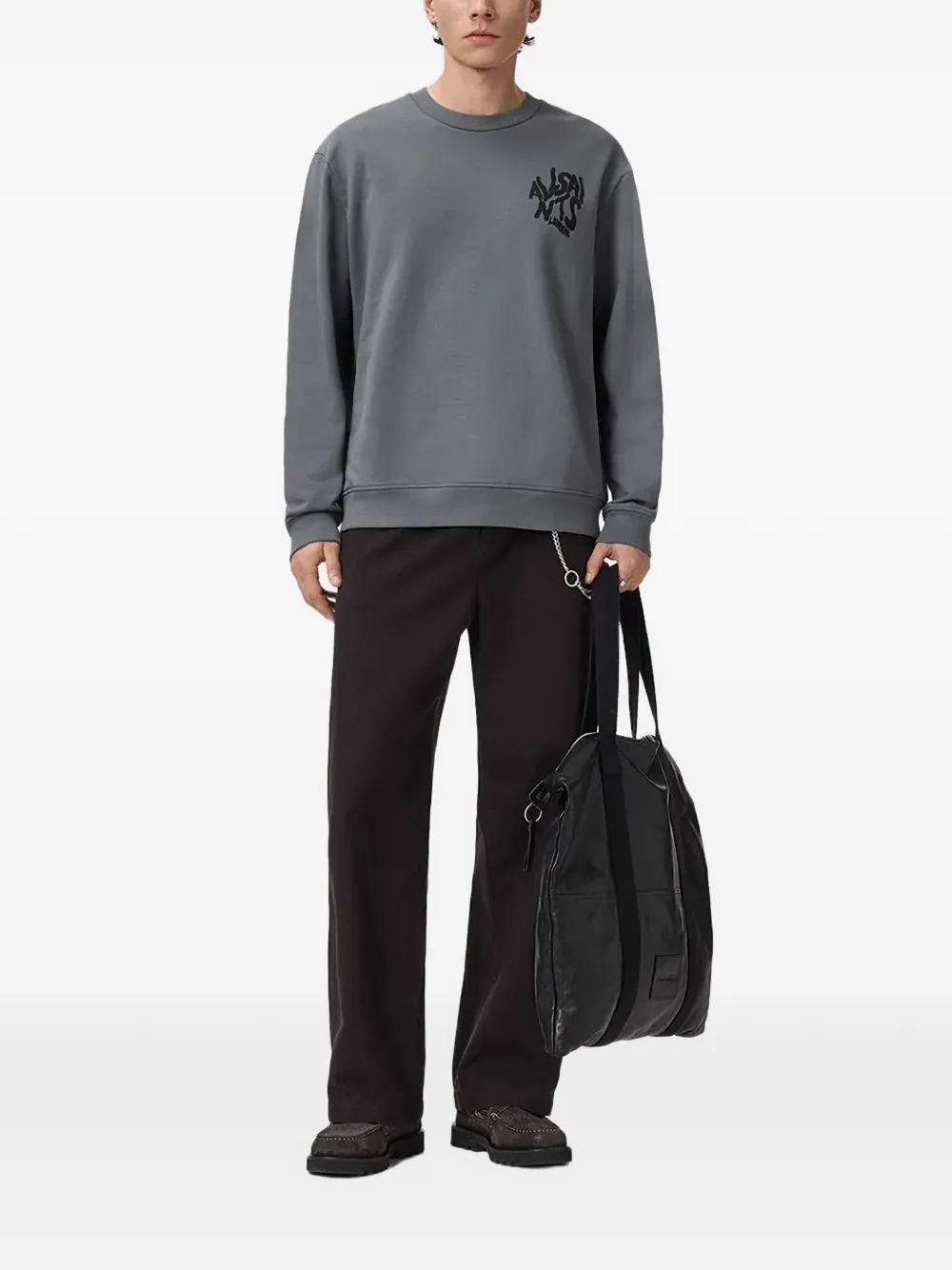 AllSaints Orlando printed sweatshirt - Grijs
