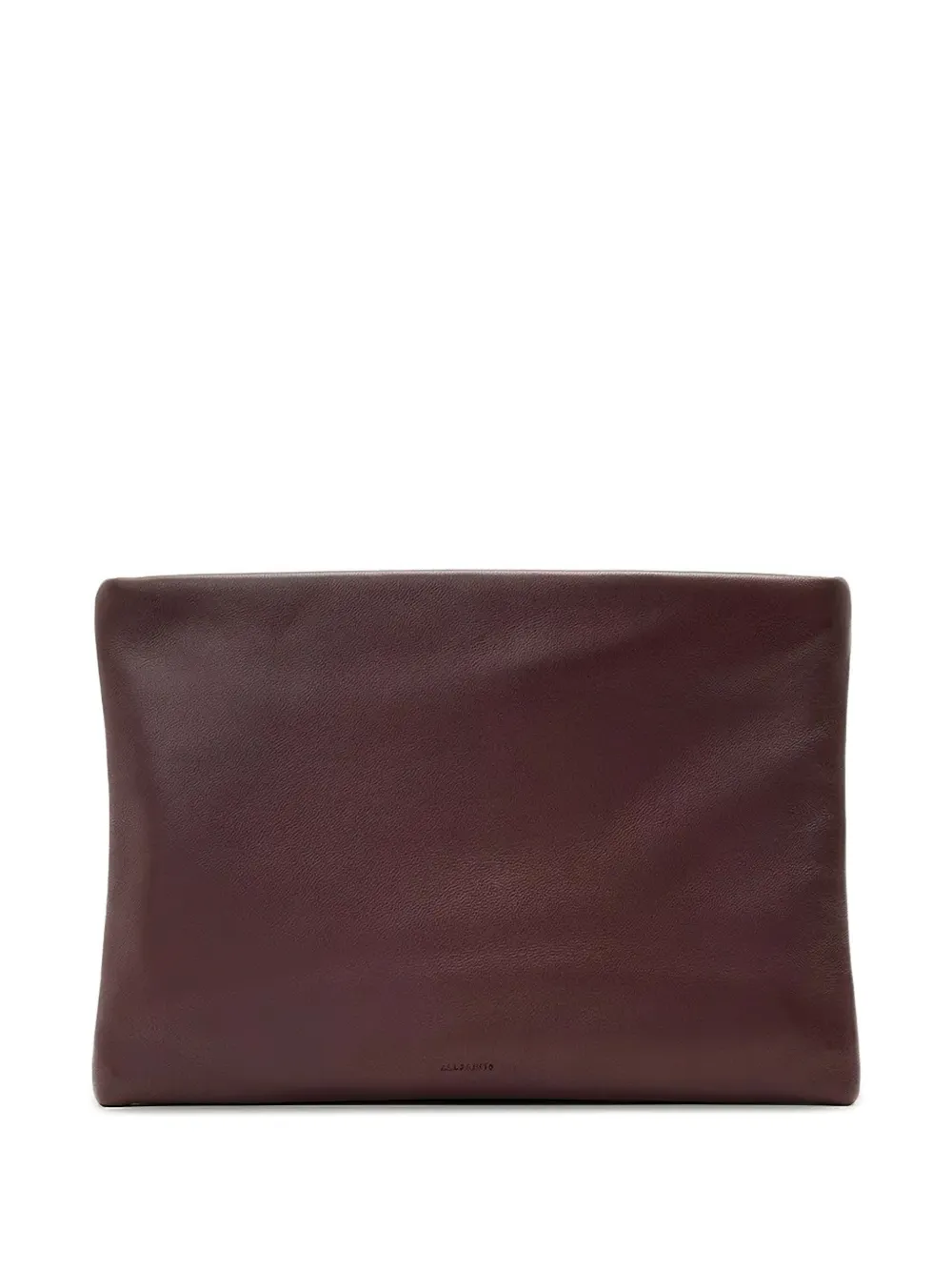 AllSaints Bettina zip clutch bag - Rosso