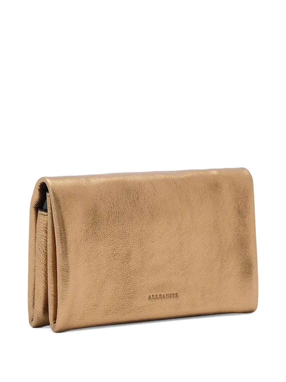 AllSaints Harluna zip-up wallet - Goud