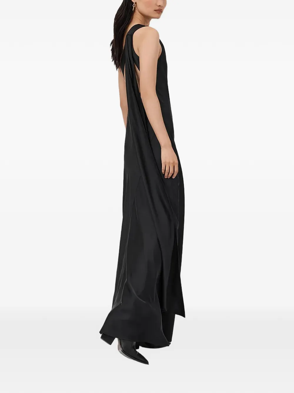 Monica Draped One-Shoulder Maxi Dress