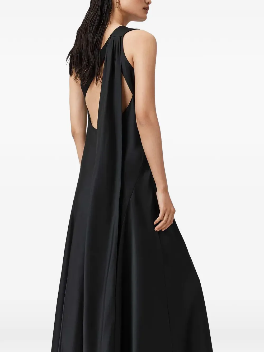 Monica Draped One-Shoulder Maxi Dress