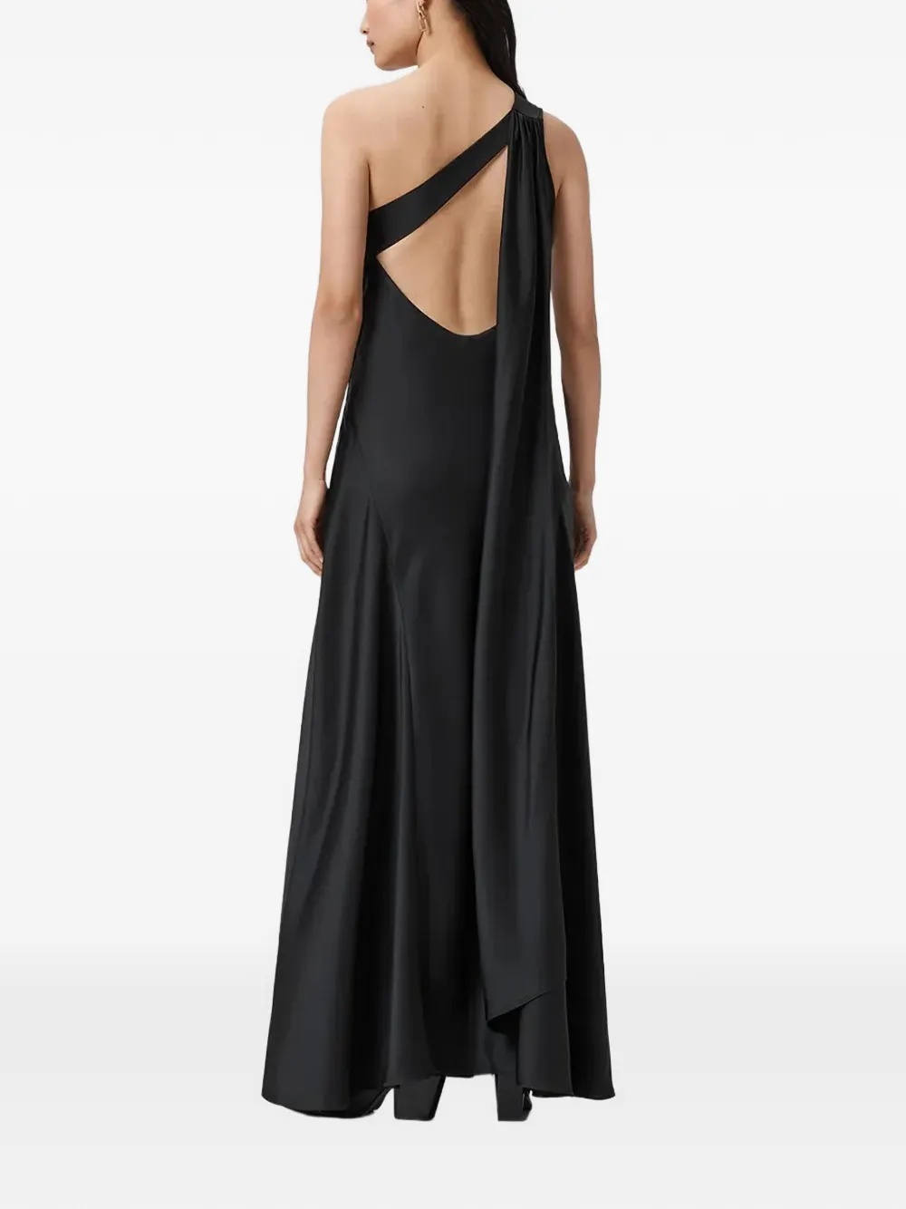 Monica Draped One-Shoulder Maxi Dress