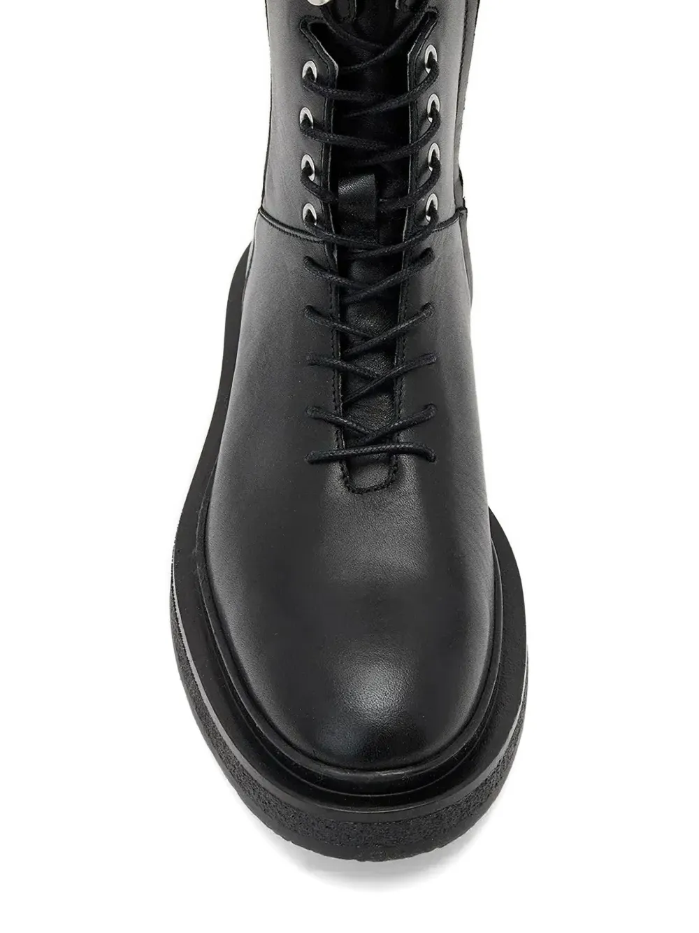 AllSaints Escher lace-up zip combat boots Zwart