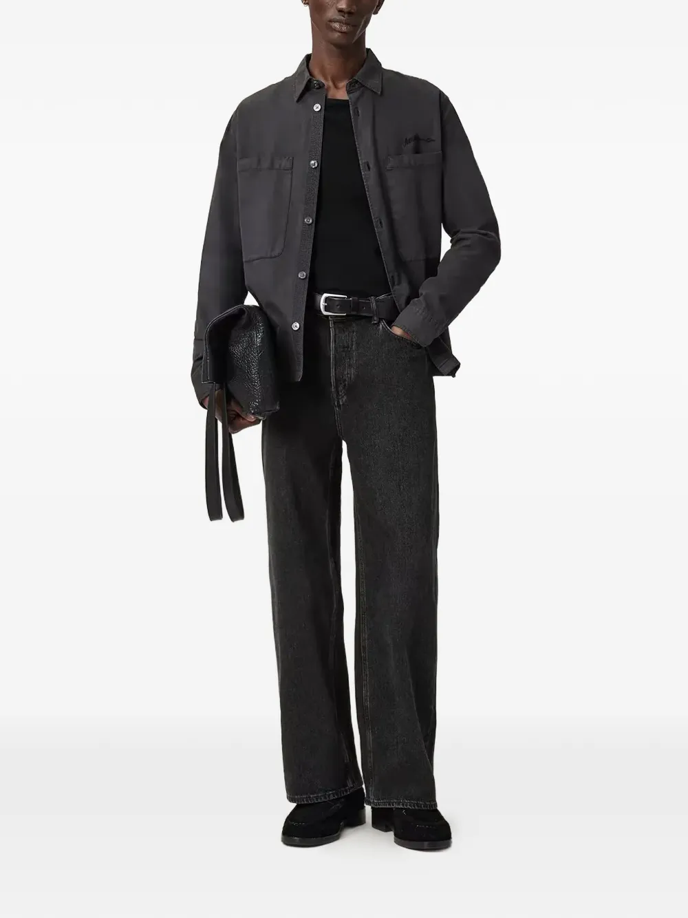 AllSaints Rohdi pocket overshirt - Grijs