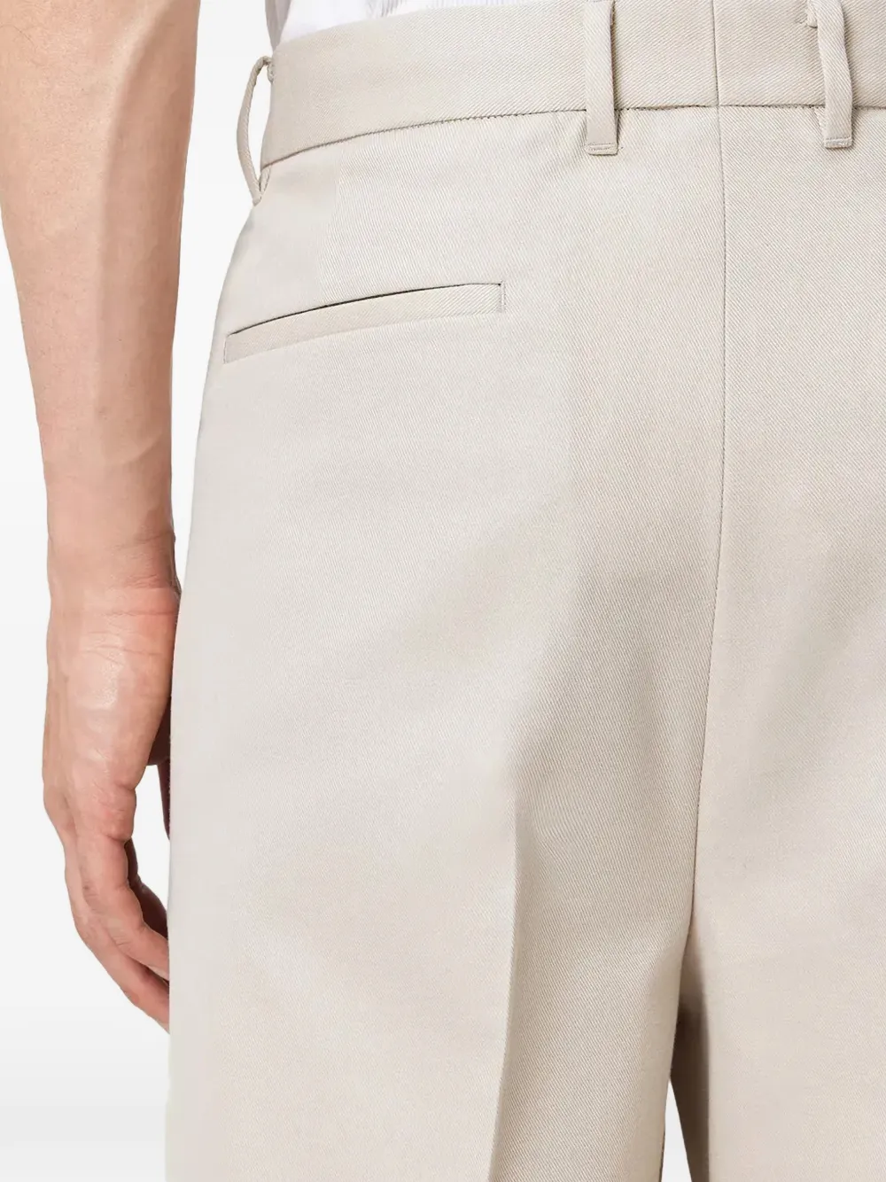 AllSaints Tallis geplooide broek Beige