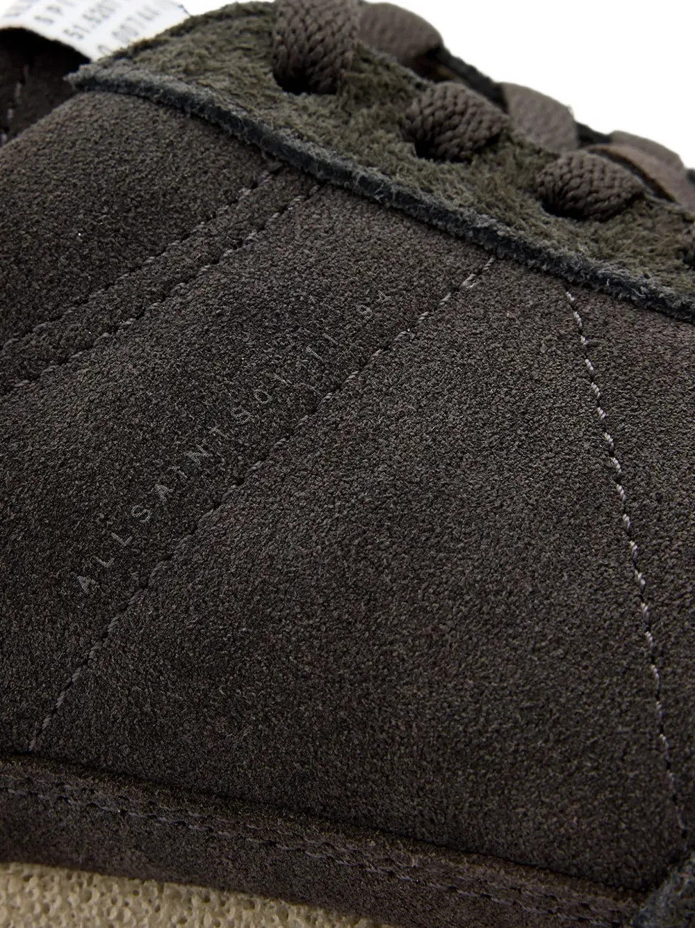 AllSaints Harri suede lace-up sneakers Bruin