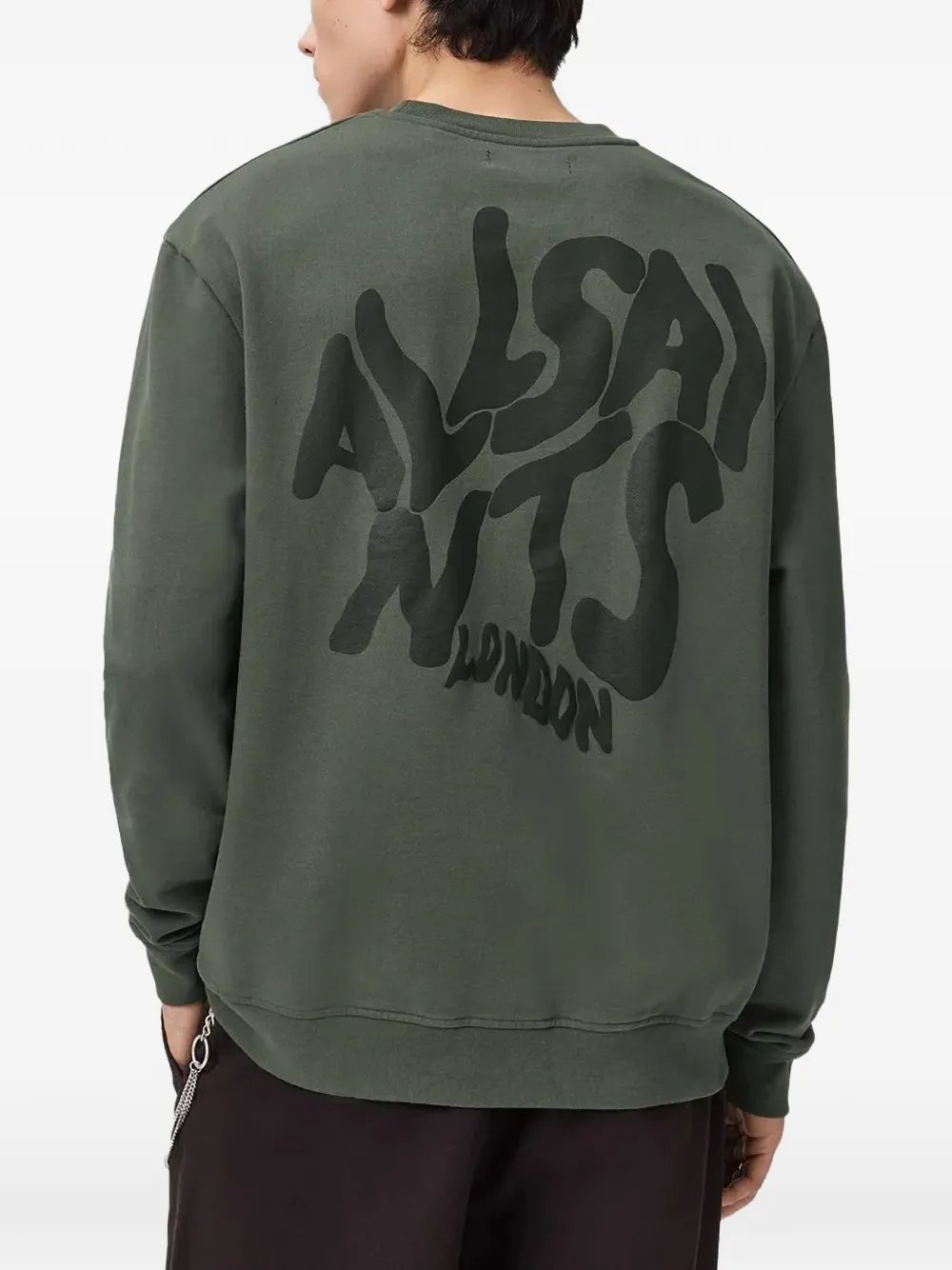  Allsaints Sudadera Con Cuello Redondo - Verde 