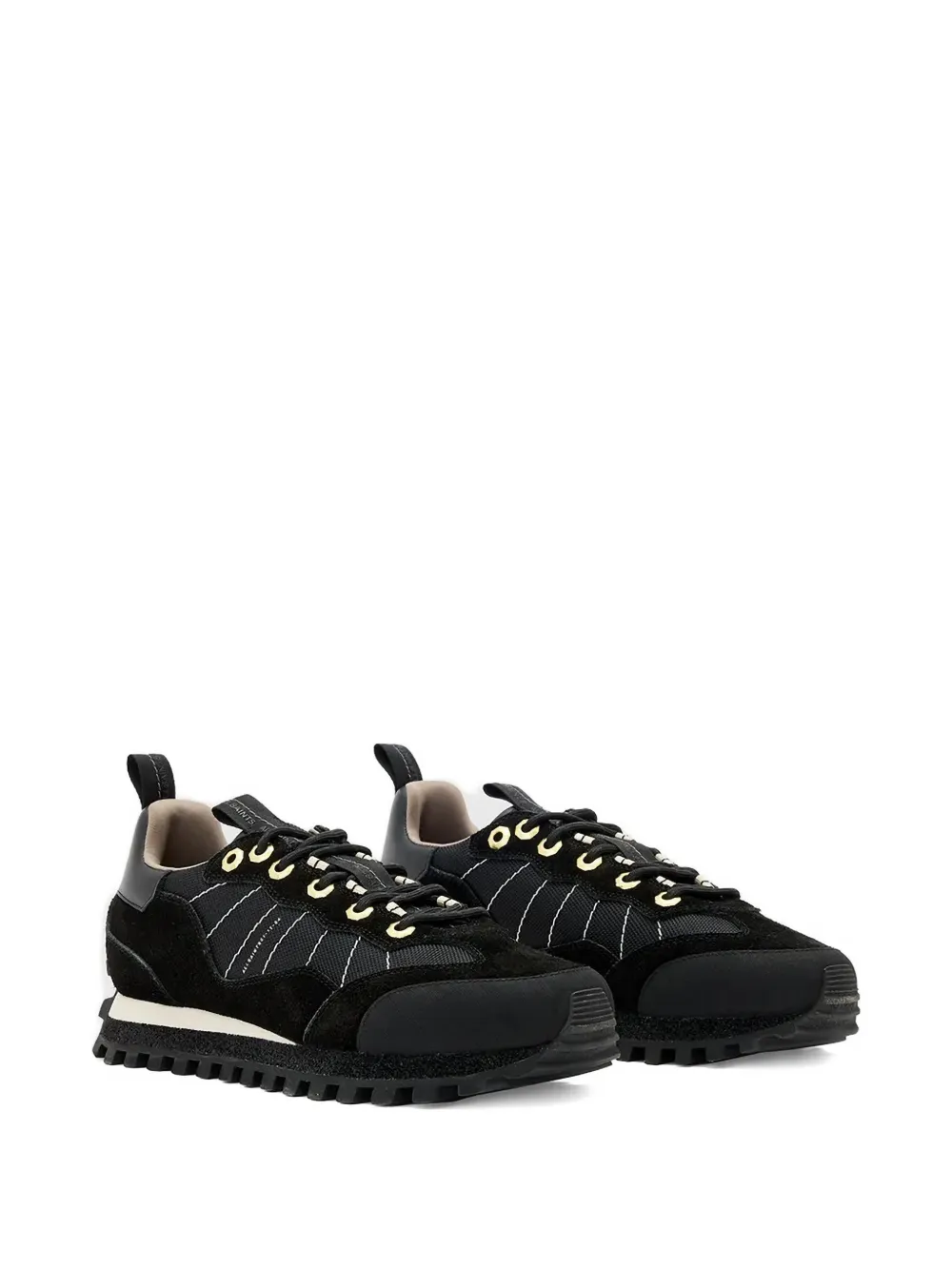 AllSaints Nevis lace-fastening sneakers - Zwart