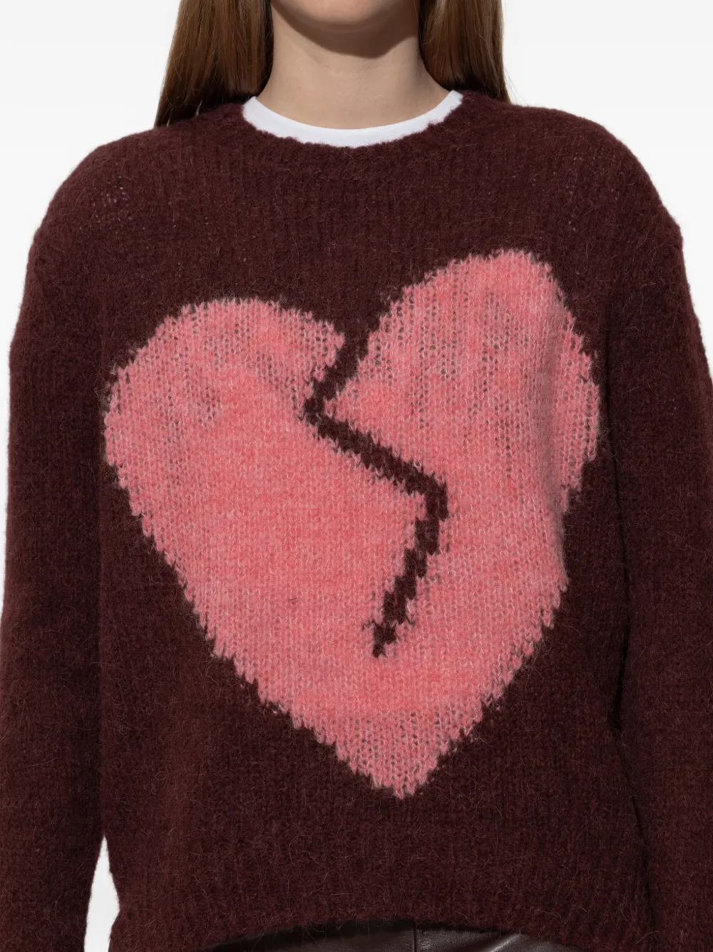 AllSaints Luvheart ハート セーター | レッド | FARFETCH JP