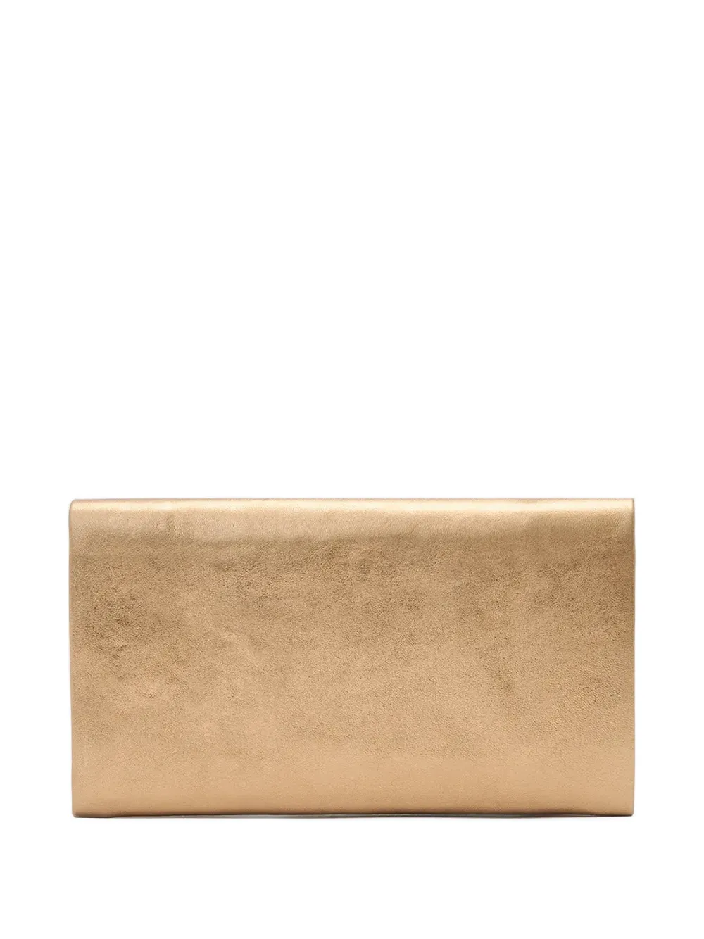 AllSaints Harluna embossed-logo clutch bag - Goud