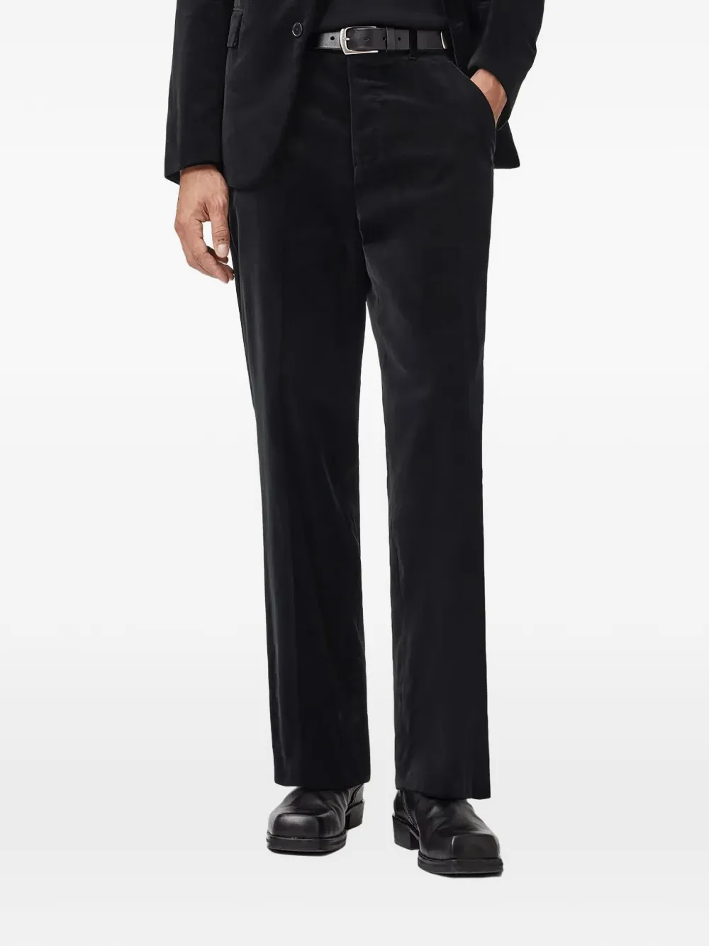 AllSaints Saga velvet trousers - Nero