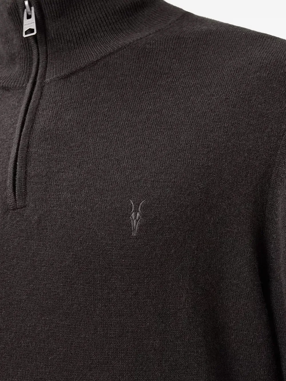 AllSaints Kilburn trui met trechterhals Grijs