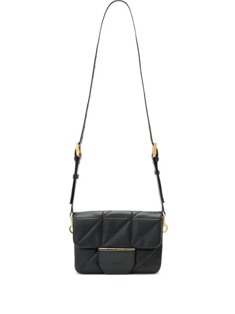 AllSaints logo-detail quilted mini bag