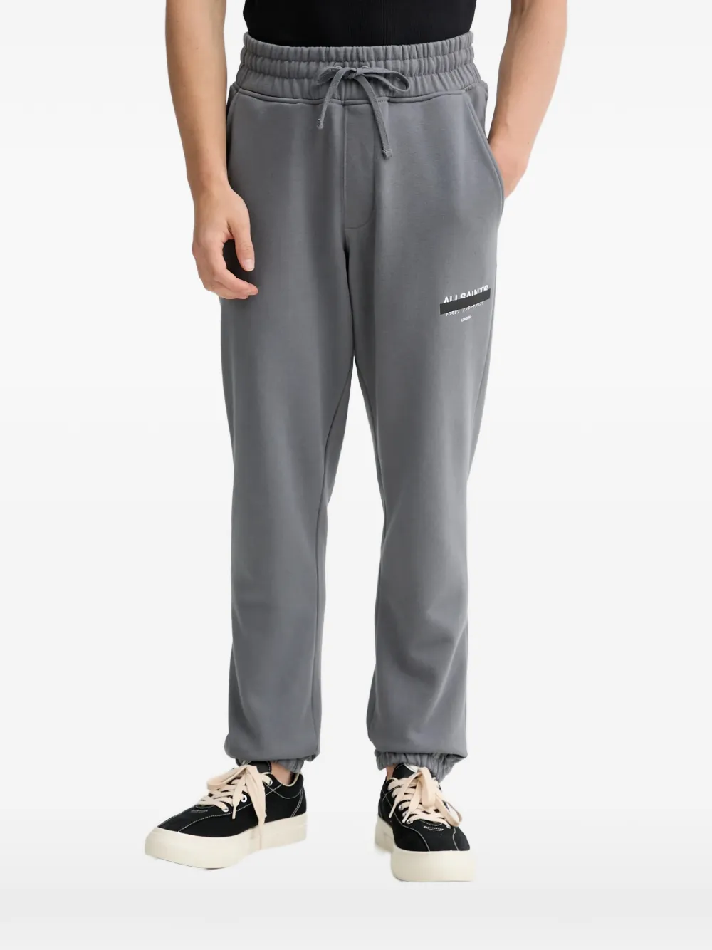 AllSaints logo square-pocket joggers - Grigio