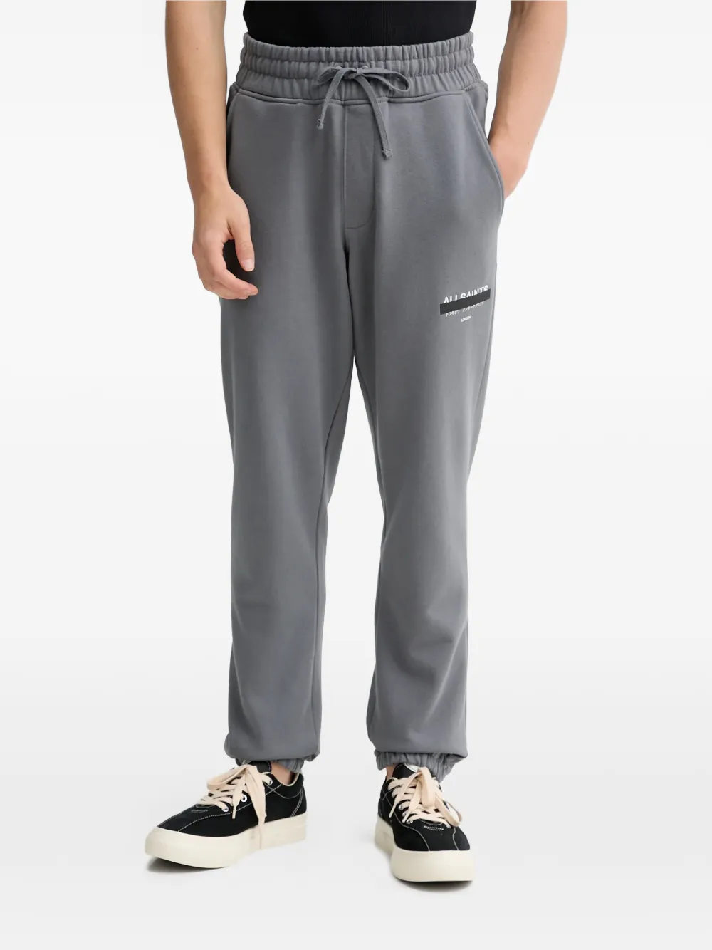 AllSaints logo square-pocket joggers - Grigio