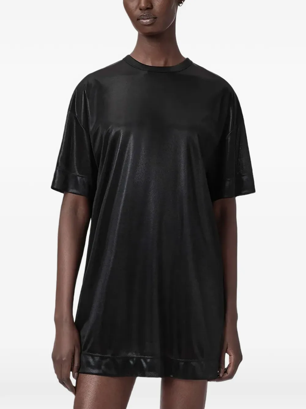 AllSaints Abito corto a maniche corte - Nero