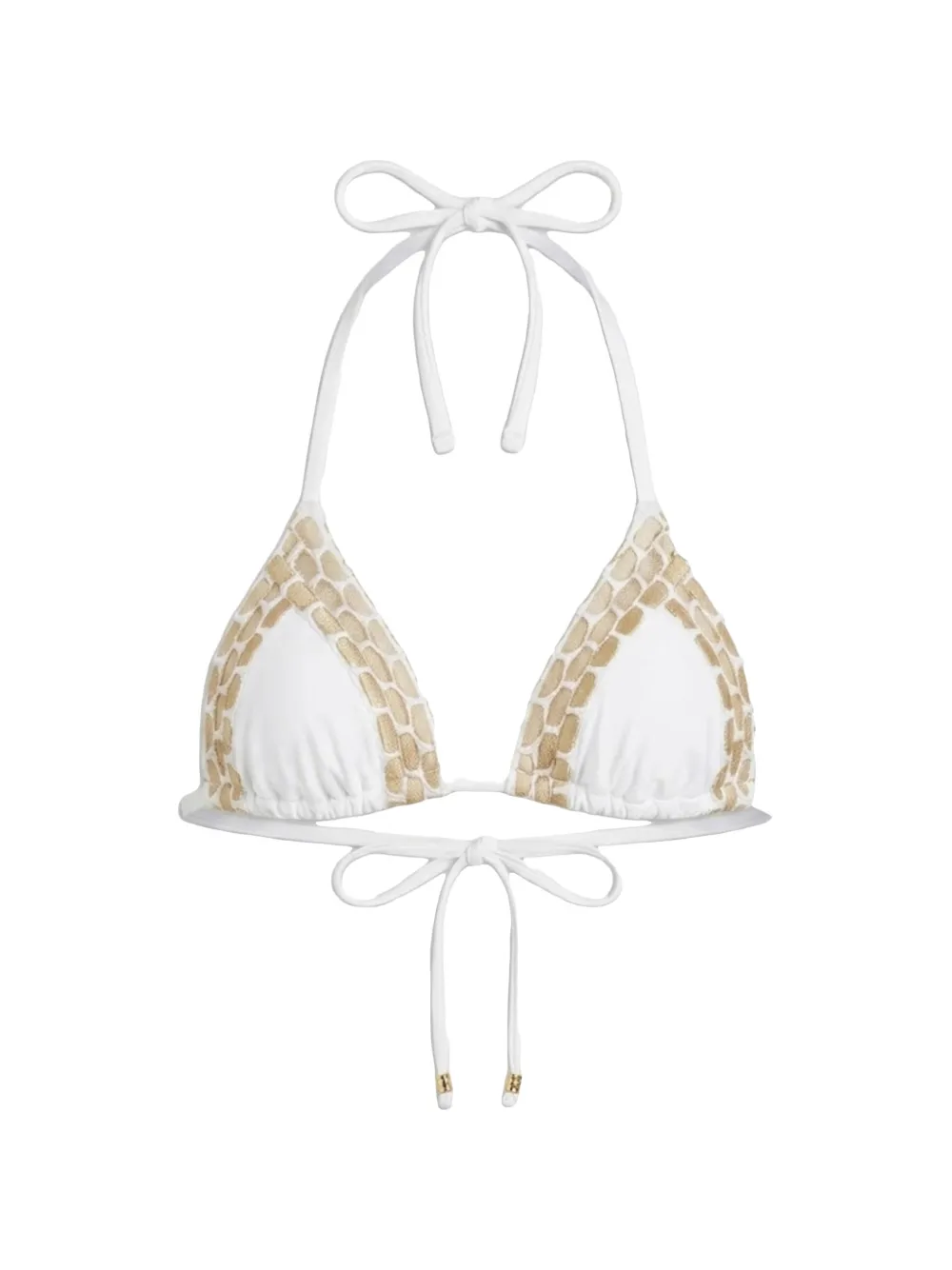 Beach Bunny Geflochtenes Kira Bikinioberteil - Weiß
