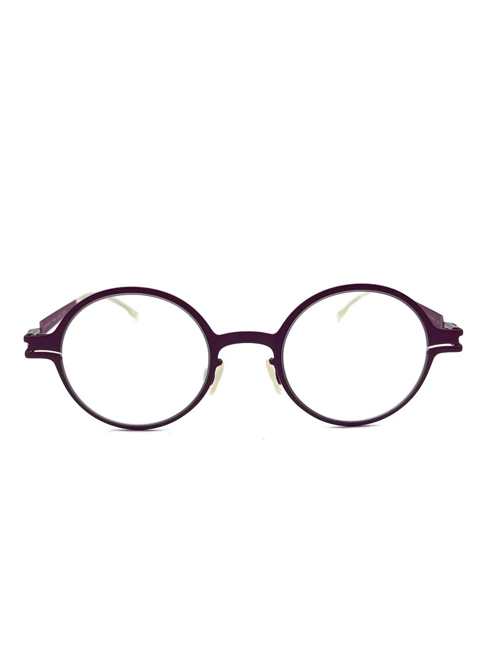 Mykita lunettes de vue rondes Panda | violet | Image 1