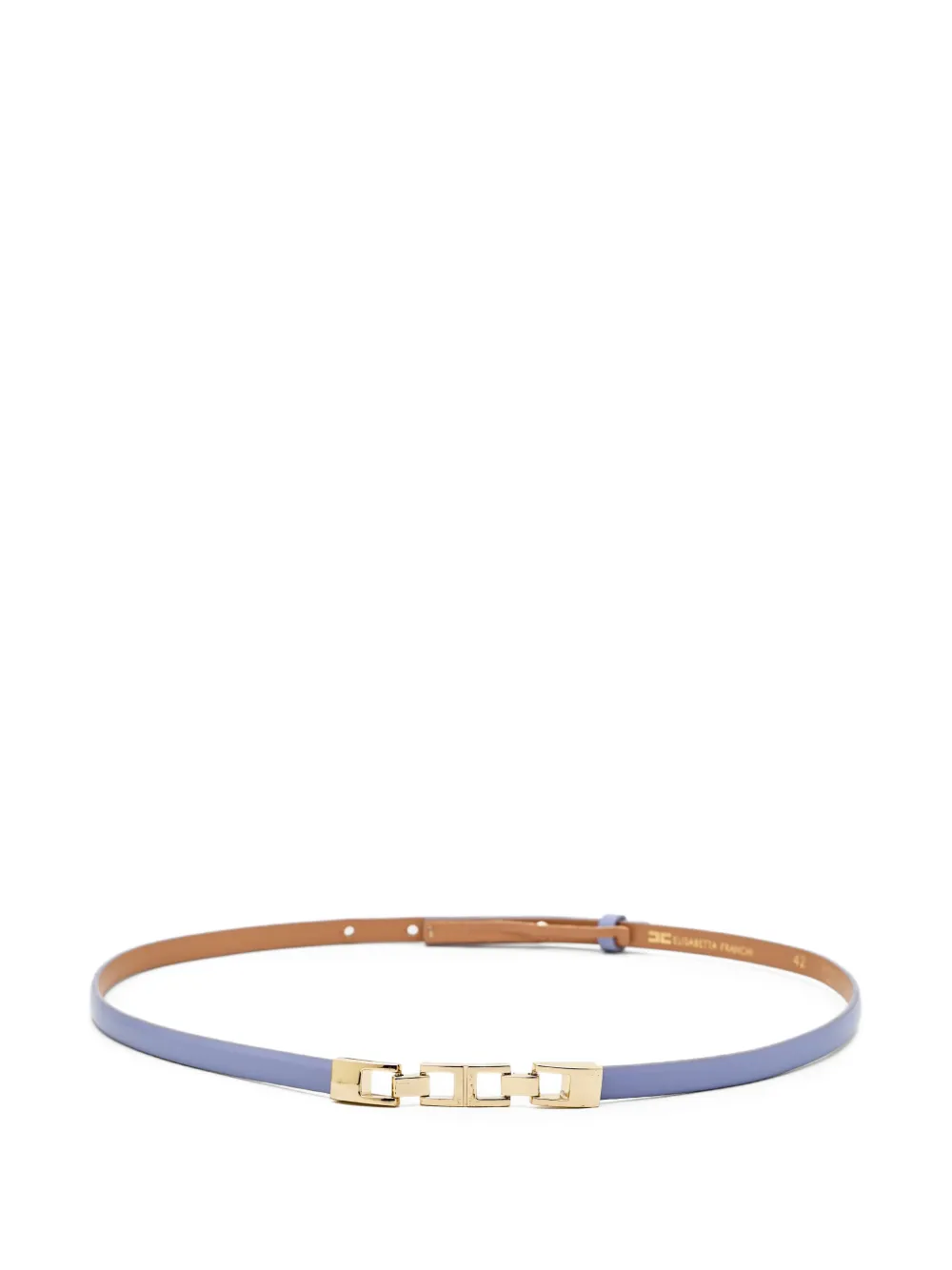 Elisabetta Franchi faux-leather belt - Viola